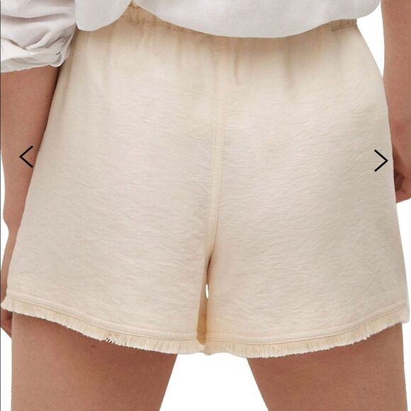 MANGO off white High-Waist Shorts - Summer Vacation - Picture 3 of 11
